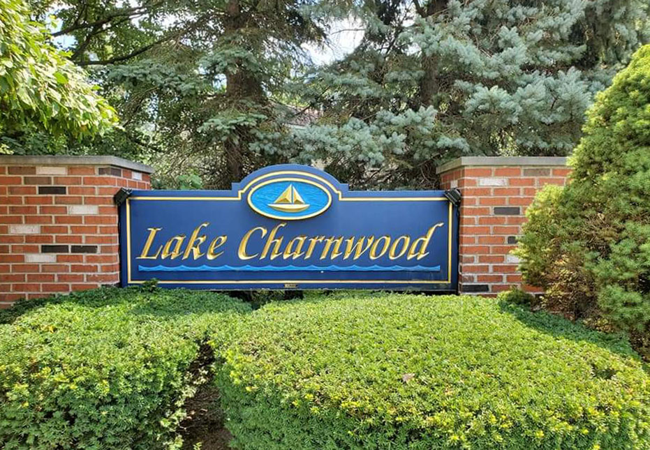 Lake Charnwood Sign